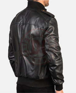 Nouvelle veste en cuir d'hiver pour homme en cuir de mouton véritable nubuck avec logo sur le devant, respirante et chauffante, style moto - Product Image 3