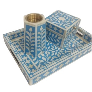 Quemador Bakhoor hecho a mano con incrustaciones de hueso MOP, soporte de incienso madre perla, precio al por mayor, para las estaciones de otoño y primavera - Product Image 1