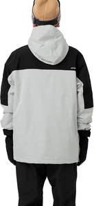 Veste de snowboard coupe-vent imperméable pour hommes personnalisée manteau de ski d'hiver à fermeture éclair avec capuche vêtements de sport de plein air en gros - Product Image 3