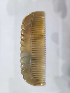 หวีผมฮอร์นไข่มุกน้ำจืดอุปกรณ์เสริมผมสำหรับใส่ในห้องรับแขกผมหวีสีธรรมชาติ - Product Image 2