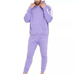 Conjunto de joggers personalizados para hombre, chándal único de último diseño, de terciopelo personalizado al por mayor, chándal liso - Product Image 5