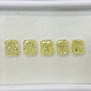 เพชรธรรมชาติสีเหลืองแฟนซีทรงเรเดียนท์คัท คุณภาพพรีเมียม ความใส VVS1 น้ำหนัก 1.05 กะรัต สำหรับเพชรหลวมที่ได้รับการรับรอง ขัดเงา EX สมมาตร VG - Product Image 1