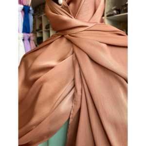 Accesorio de ropa musulmana tradicional-Hijab de satén a rayas - Product Image 5