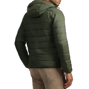 2025 Premium High Quality Customized Logo Printing <b>Light</b> Weight Winter Wear <b>Men</b> Down Puffer <b>Jacket</b> in Green Color - Product Image 3