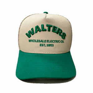 Injae Vina Sport Custom Truckers Cap 3D bordado Business Logo Performance Fashion Mesh Back Promocional Gorras al por mayor - Product Image 1