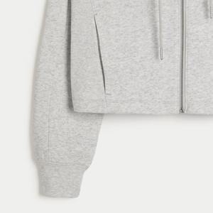 Nouveau sweat à capuche d'hiver tendance pour femmes, style ample, épaules tombantes, 100% coton, respirant, écologique, logo personnalisé - Product Image 4