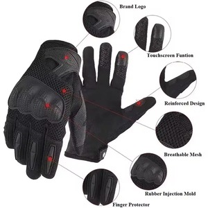 Guantes de moto personalizados para hombre y mujer equipo de ciclismo de carreras de motos de gama baja con logotipo/diseño personalizado - Product Image 5