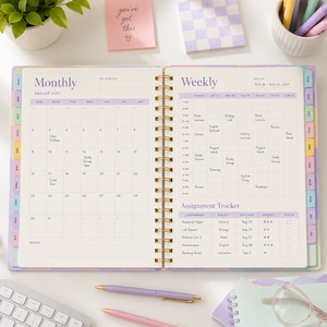Agenda Accademica LABON Personalizzata 2027 2028, Organizer per Studenti con Copertina Rigida <span class=keywords><strong>a</strong></span> Spirale, Schede Settimanali e Mensili, OEM ODM - Product Image 3