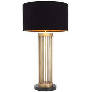 Lámpara de mesa de metal decorativa elegante tradicional con protección ocular para decoración del hogar a precio por mayor - Product Image 6