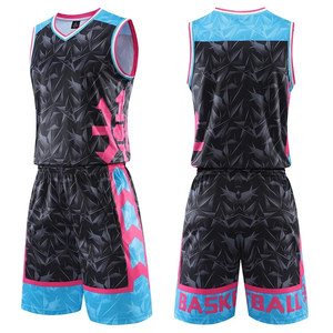 Maillot d'été vintage de basket-ball respirant réversible bleu et orange grande taille imprimé uniforme d'équipe - Product Image 2