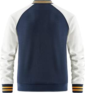 Vestes universitaires personnalisées avec broderie, blousons aviateur universitaires OEM, vente en gros de vestes de letterman pour équipes, écoles, clubs - Product Image 3