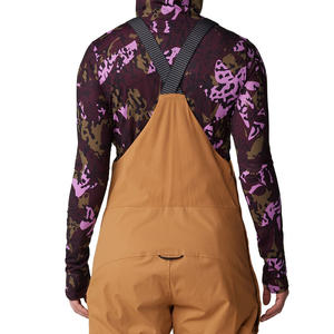 Bavettes de ski personnalisées pour femmes, pantalons de snowboard isolés, imperméables et respirants avec service OEM ODM et option d'impression de logo - Product Image 6