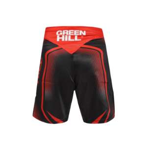 GREEN HILL - Pantalones Cortos de MMA Blancos Sublimados, Ropa Deportiva de Poliéster y Elastano para Lucha y Boxeo con Logotipo Bordado (10539-R) - Product Image 4