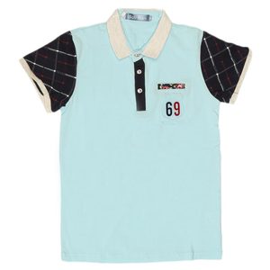 Camiseta Polo para Niño - Azul Cielo - Product Image 1