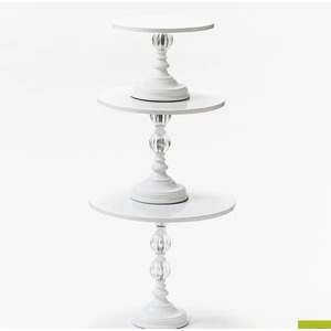 Support à gâteau en bois et résine support à dessert décoratif élégant pour fête d'anniversaire de mariage et utilisation de cuisine à domicile moderne d'Inde - Product Image 5