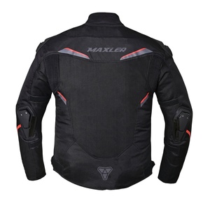Veste de moto d'été approuvée CE col montant pour hommes Logo avant Protection de course respirante Tissu en velours côtelé de haute qualité - Product Image 2
