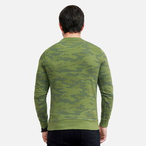 เสื้อสเวตเชิ้ตผู้ชายคอกลมสีทึบน้ำหนักเบาออกแบบได้ตามต้องการแบบมืออาชีพ - Product Image 6