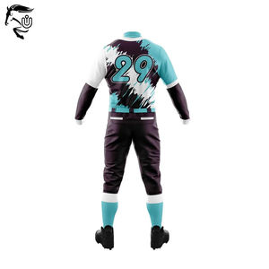 2025 Conjuntos de uniformes de béisbol al por mayor | Camisetas de equipo para adultos con logotipo personalizado Ropa deportiva transpirable OEM/ODM - Product Image 3
