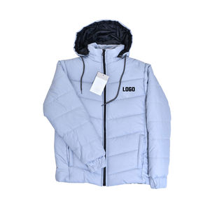 แจ็กเก็ตฤดูหนาวสำหรับเด็กดีไซน์ใหม่พร้อมซิปปิดและตกแต่งโลโก้ - Product Image 2