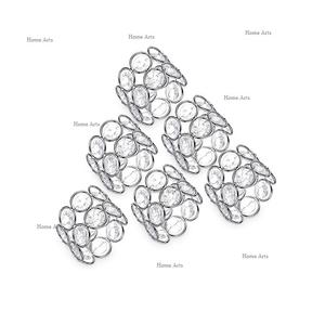 Anneaux de papier de soie en métal et en cristal avec la plus grande qualité Anneaux de tissu de serviette de forme ronde pour la meilleure vente - Product Image 3