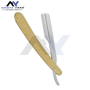 Navaja de Afeitar Profesional para Barbería, Navaja de Afeitar con Bloqueo Oscilante, Mango de Madera de Color Personalizado, Navaja de Barbero Profesional - Product Image 2