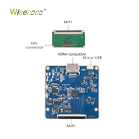Écran LCD TFT circulaire de 3,4 pouces 800*800, interface MIPI 39 broches, module d'affichage LCD rond IPS pour les compteurs automobiles et industriels