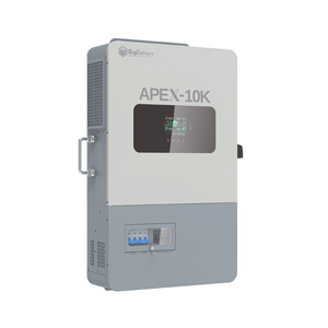 อินเวอร์เตอร์ไฮบริดออฟกริด BigBattery APEX 10K |   10,000 วัตต์ 120/240 โวลต์ ระบบแยกเฟส |   ระบบ MPPT คู่ 11 กิโลวัตต์ สำหรับแผงโซลาร์เซลล์ |   48V |   UL1741 |   รับประกัน 5 ปี - Product Image 2