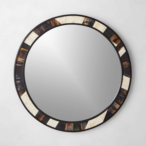 Luxurious Handcrafted Horn and MDF <b>Mirror</b> <b>Frame</b> Elegant Natural Horn Inlay Decorative Wall Vanity <b>Mirror</b> for Home Decor - Product Image 6