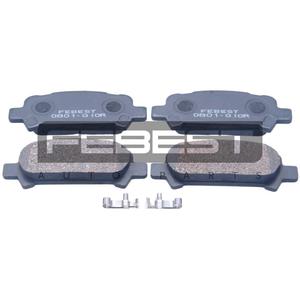 Pastiglie freno posteriori FEBEST (0801-G10R) - Product Image 1