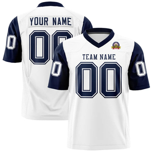 Mens American Football Jersey Uniform 190GSM Polyester Breathable Team <b>Match</b> Training Sportswear Wholesale - Product Image 1
