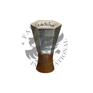 เตาเผากำยานอินเดีย สแตนเลส ฐานไม้จันทน์หอม สำหรับกำยานอู๊ด บาคูร์ หรูหรา กำจัดกลิ่น ทนทาน ใช้ได้ทุกฤดู ขายดี - Product Image 4