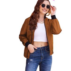 Blouson Bomber Femme 2026 – Personnalisation Logo OEM – Élégant, Léger, Coupe-Vent, Fermeture Éclair – Vêtement d'Extérieur Tendance Streetwear – Fabricant - Product Image 3
