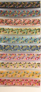 Garniture en dentelle brodée florale colorée exquise Style de luxe Motifs détaillés Robes de mariée DIY Craft Projects Couture Fashion - Product Image 4