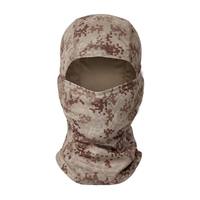 Cagoule tactique intégrale camouflage pour la chasse en extérieur, coupe-vent, 100% polyester, style personnalisé avec logo 4