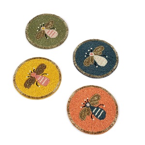 Manteles individuales con cuentas de estilo indio en forma personalizada, posavasos de decoración de Mesa de Piedra hechos a mano, estilo moderno para su mesa de comedor - Product Image 3