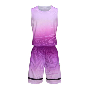 Vente en gros directe d'usine, nouveau modèle de maillot de basket-ball, logo personnalisé, dernière collection de vêtements de sport en polyester BSCI, impression par sublimation, différentes tailles - Product Image 2