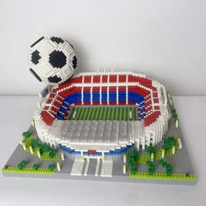For Nanoblock Plastic Football Stadium <b>Ballon</b> De Foot Model - Product Image 3
