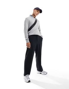 Sweat-shirt à demi-zip surdimensionné en coton 100% thermique, logo personnalisé, sweat-shirt à quart de zip pour homme, sweat-shirt à capuche brodé - Product Image 3