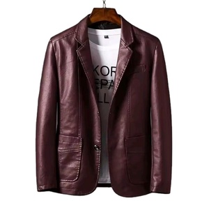 Veste d'hiver en toile vintage américaine pour homme, couleur unie, style motard, coupe ample, mode décontractée - Product Image 1