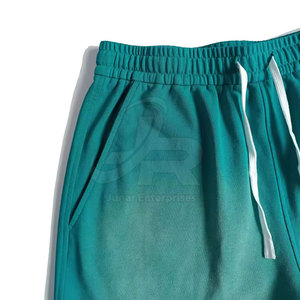 Shorts de Mezclilla con Lavado Ácido, Cintura Elástica con Cordón, Venta al Por Mayor, Shorts de Mezclilla con Lavado Ácido Personalizados de Talla Grande para Uso Casual - Product Image 3