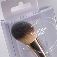 Scatole per Imballaggio Cosmetico, Scatola Trasparente in Plastica, Scatola per Pennelli da Trucco, Confezione con Finestra in PVC/PET, Scatola con Inserto in Blister