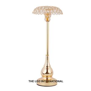 Bougeoir en cristal plaqué or fait à la main, style Noël et mariage, porte-bougie en métal, matériau en aluminium - Product Image 6