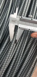 Hot Rolling 6mm 8mm 10mm HRB400 Carbon Steel Deformed Iron Rod Rebars Reinforcing Steel Rebar For Building Construction