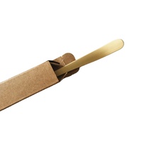 Boîte d'emballage en carton kraft écologique, cuillère à matcha Chashaku, cuillère à matcha en bambou faite à la main, cuillère à matcha réutilisable en bambou