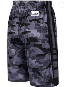 กางเกงขาสั้นเล่นยิมสำหรับผู้ชาย12นิ้วกางเกงวิ่งบาสเก็ตบอลแบบยาวมีกระเป๋าขายหมดสต็อกสินค้าเยอะจากบังคลาเทศ - Product Image 6