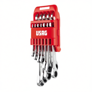 Juego de Llaves Combinadas de Trinquete Plano Usag de 12 Piezas, Calidad Premium para Uso Profesional - Product Image 2