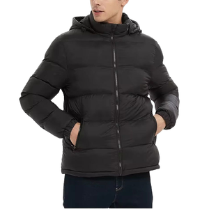 Veste d'hiver matelassée originale sur mesure, veste matelassée épaisse en duvet de canard, veste matelassée chaude pour homme, veste d'hiver épaisse pour homme - Product Image 3