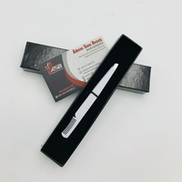 Pince à épiler professionnelle blanche de qualité supérieure, logo personnalisé, acier durable, pointes biseautées et pointues, réutilisable, antistatique, durable