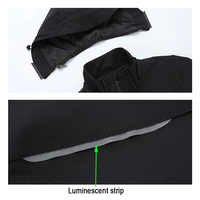 Veste coupe-vent personnalisée à coquille souple pour hommes grande taille fermeture éclair imperméable avec rembourrage en duvet respirant pour l'hiver du Pakistan
