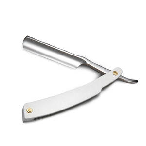 Maquinilla de afeitar recta de acero inoxidable para el cuidado personal - Product Image 1